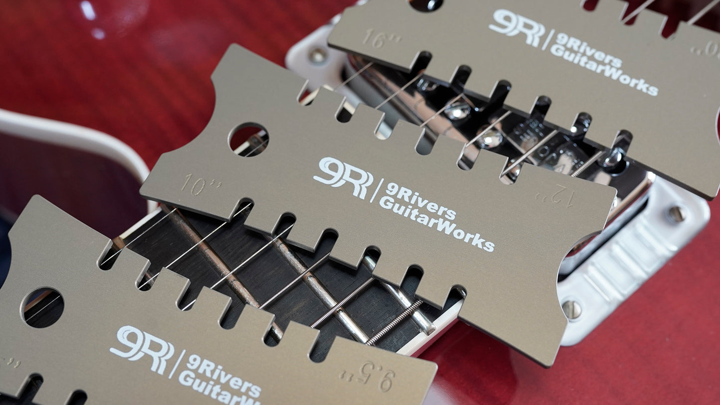 High Precision Radius Gauge, Notched Set of 8