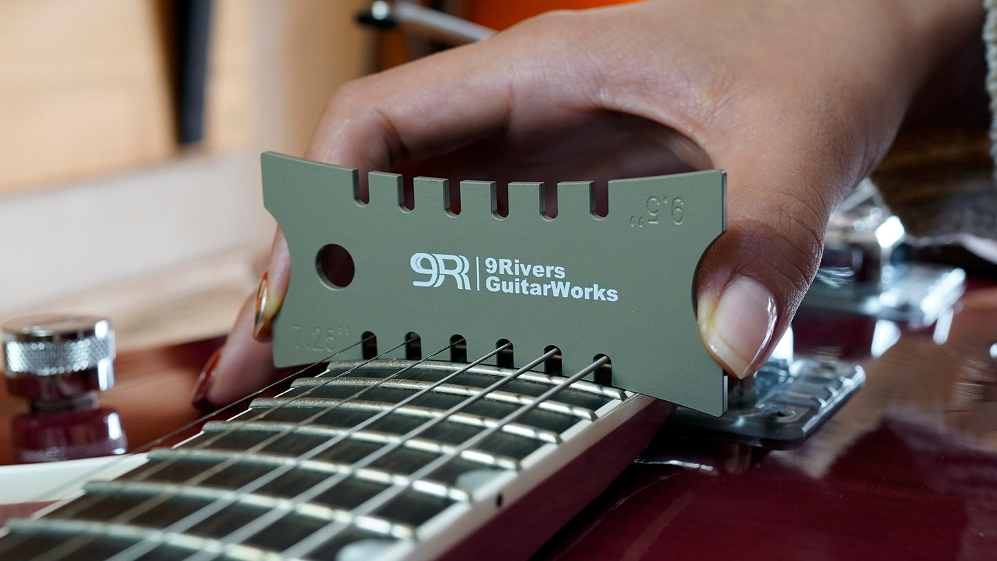 High Precision Radius Gauge, Notched Set of 8