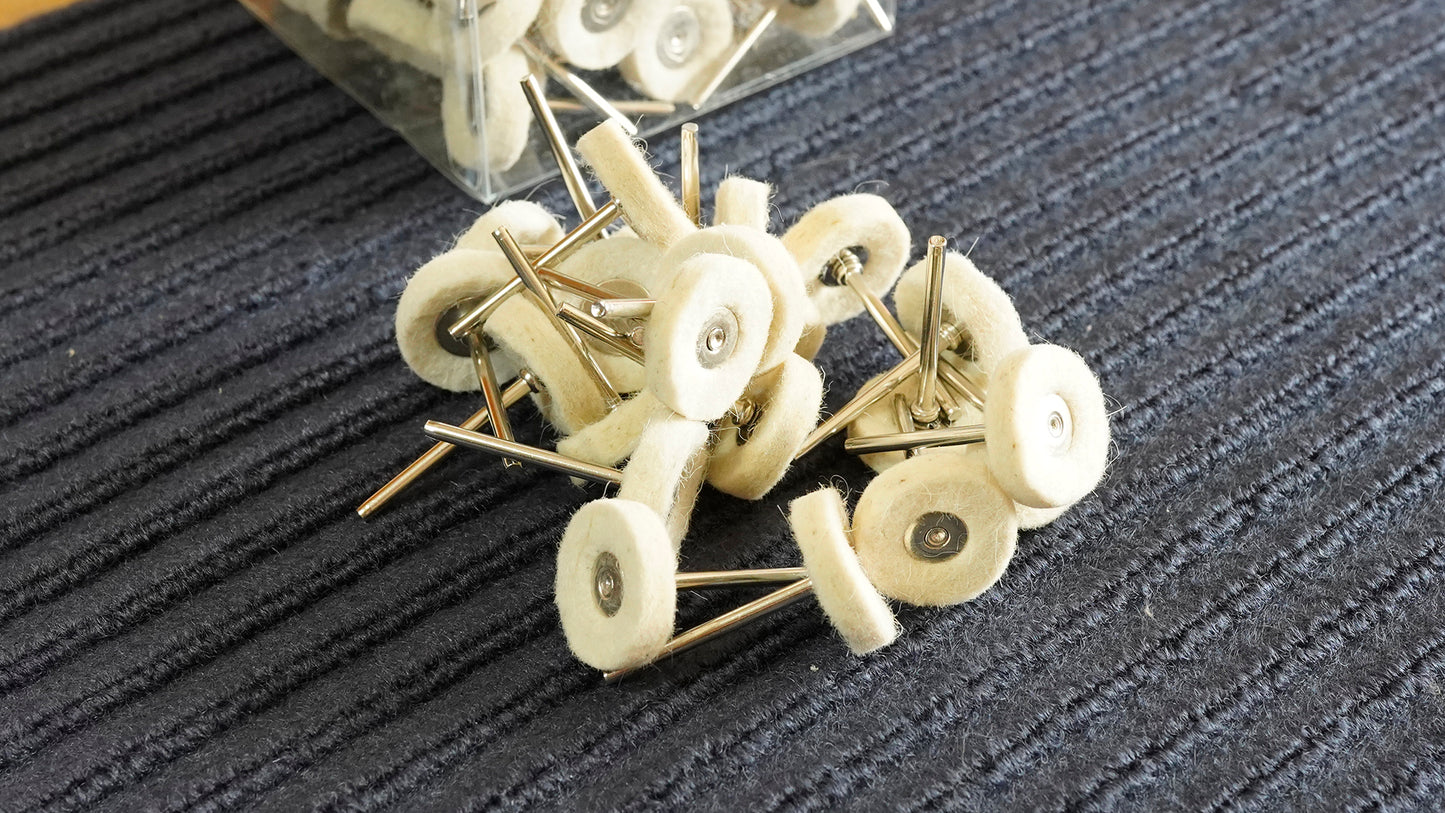 Mirror Shine Fret Polishing Wheels, package of 25
